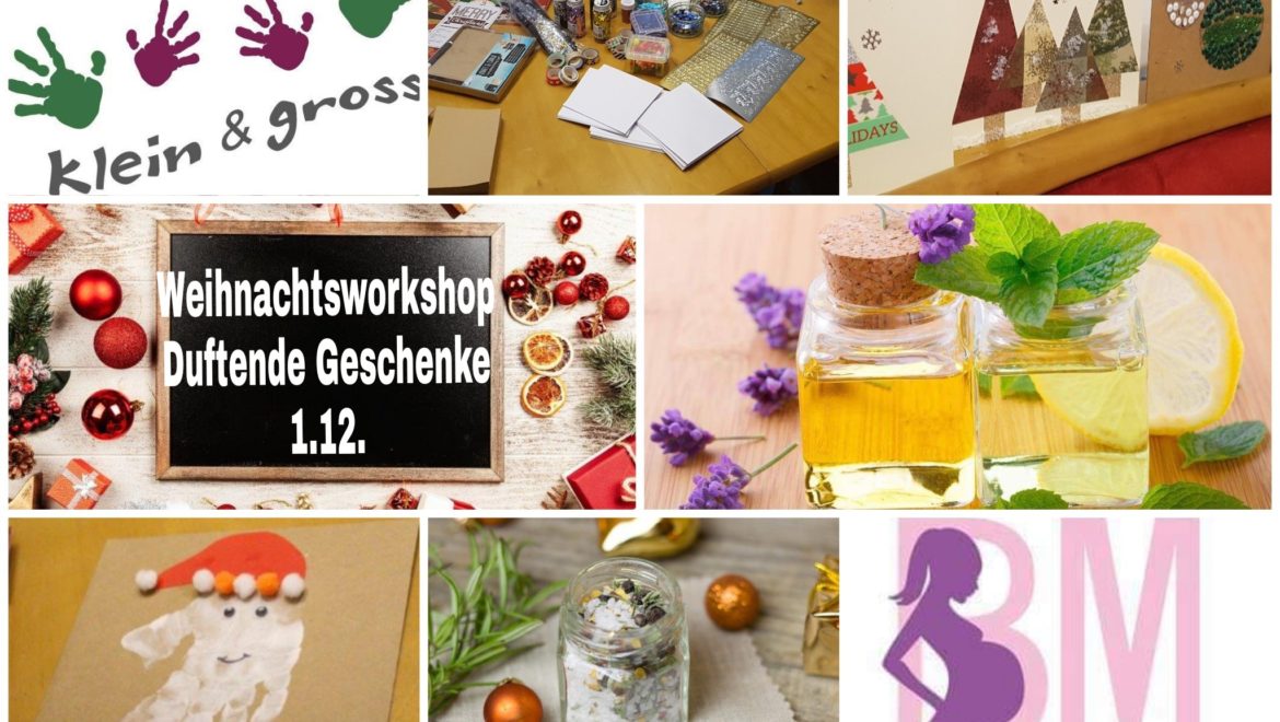 Weihnachtsworkshop “ Duftende Geschenke“  für 1-12 Jährige mit Begleitperson